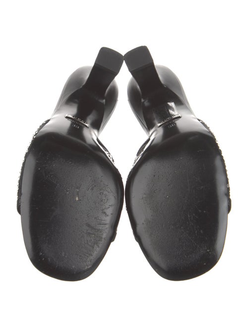 Gucci GG Crystal Mesh Slides