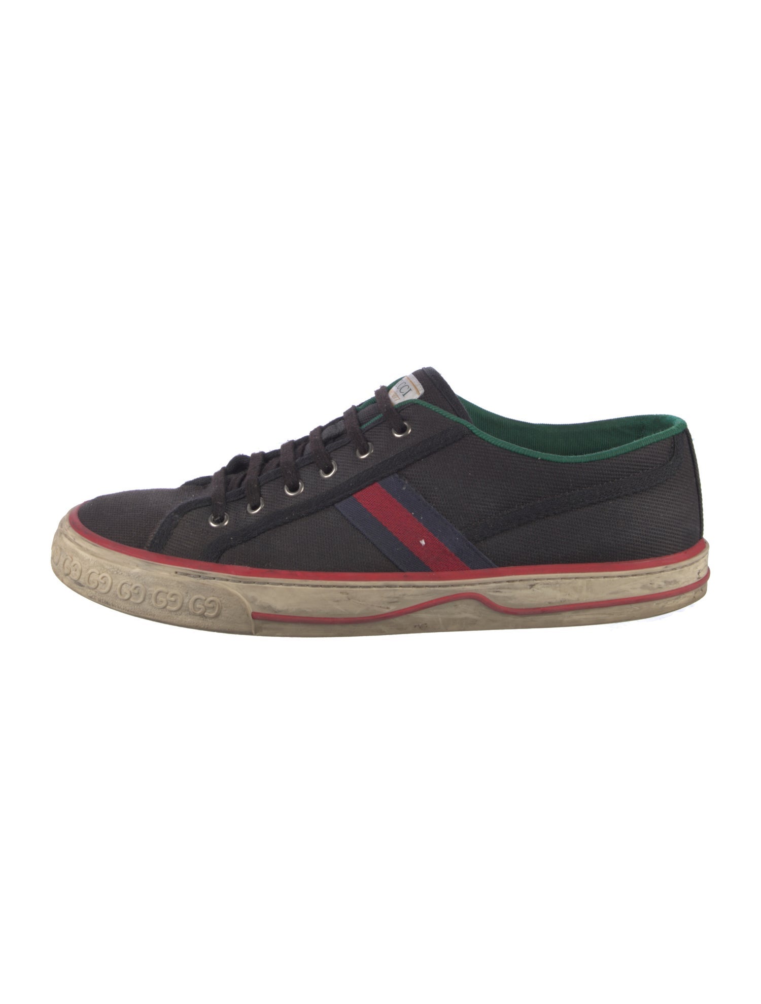 Gucci Sylvie Web Accent Canvas Sneakers