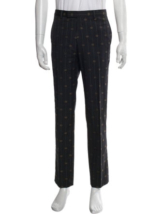 Gucci Tiger Head Accent Pants