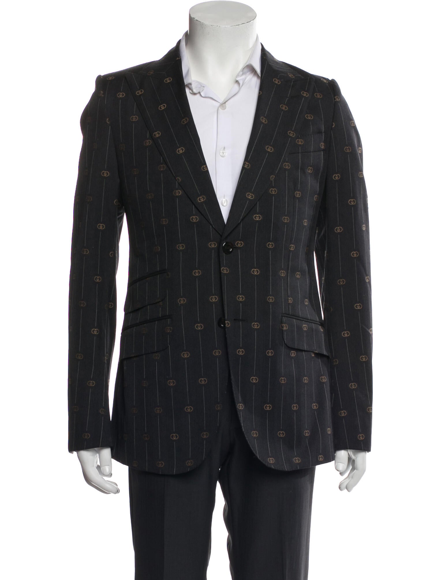 Gucci Wool Printed Blazer
