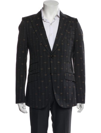 Gucci Wool Printed Blazer