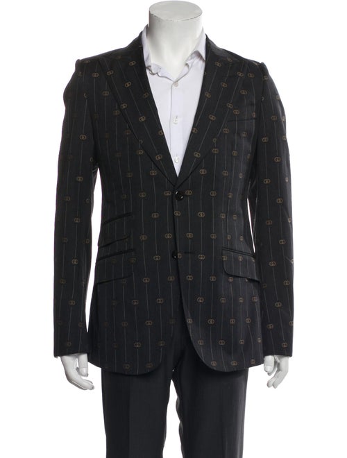 Gucci Wool Printed Blazer