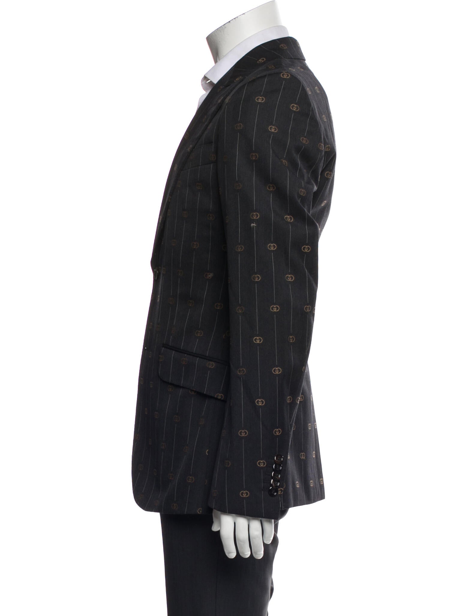 Gucci Wool Printed Blazer