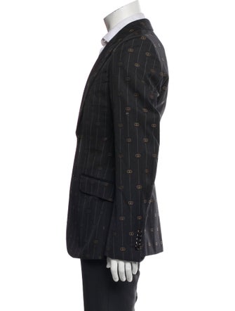 Gucci Wool Printed Blazer