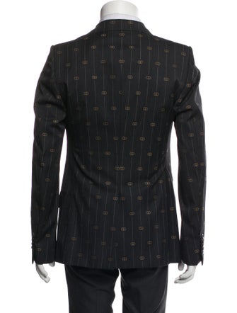 Gucci Wool Printed Blazer