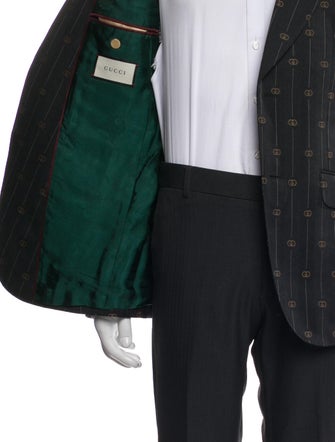 Gucci Wool Printed Blazer
