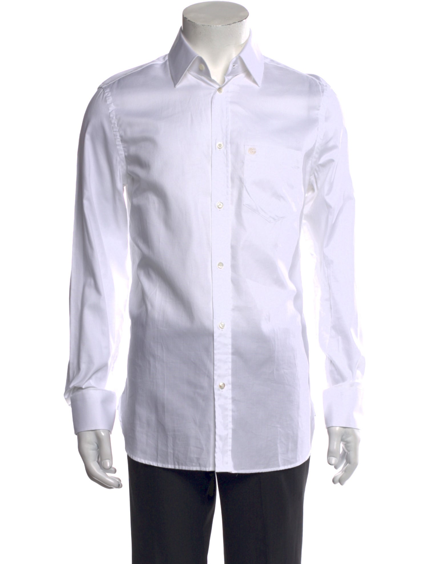 Gucci 2023 Running GG Logo Dress Shirt