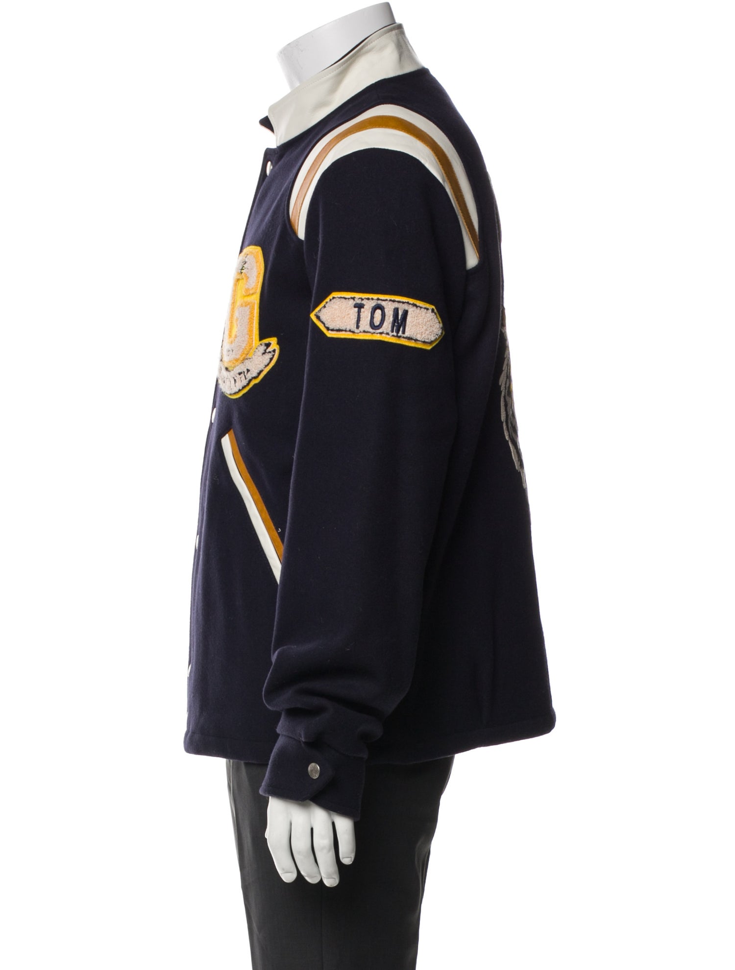 Gucci 2017 Tiger Head Accent Varsity Jacket