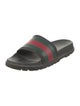 Gucci Web Accent Rubber Slides