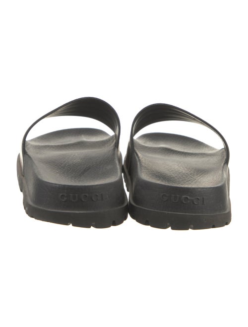 Gucci Web Accent Rubber Slides