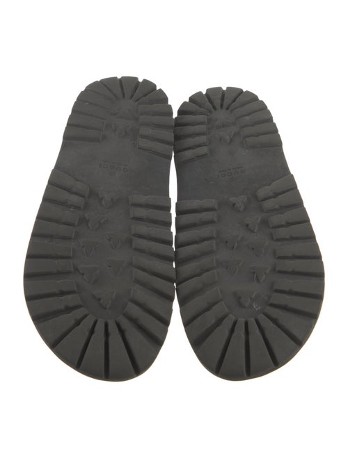Gucci Web Accent Rubber Slides