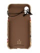 Gucci x Disney Brown Pattern Printed Mickey Iphone Case