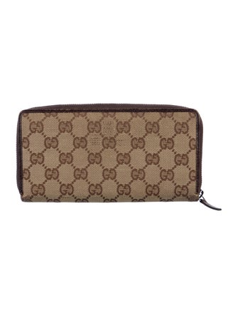 Gucci GG Canvas Canvas Continental Wallet