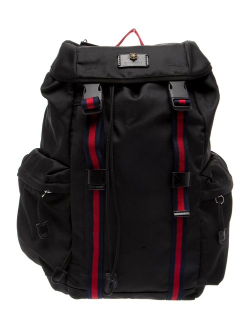 Gucci Web Techno Canvas Backpack