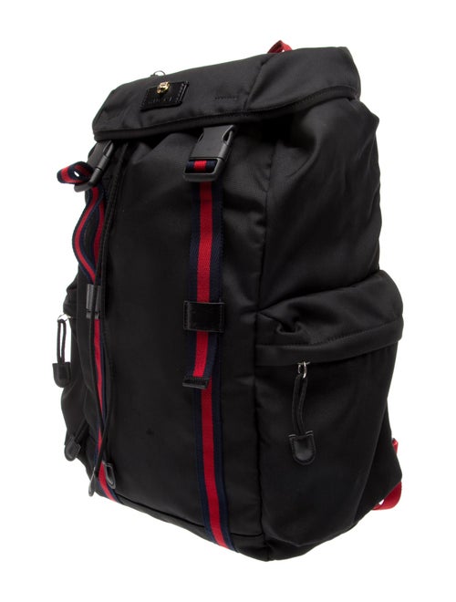 Gucci Web Techno Canvas Backpack