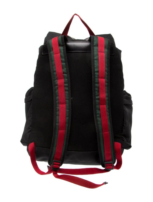Gucci Web Techno Canvas Backpack