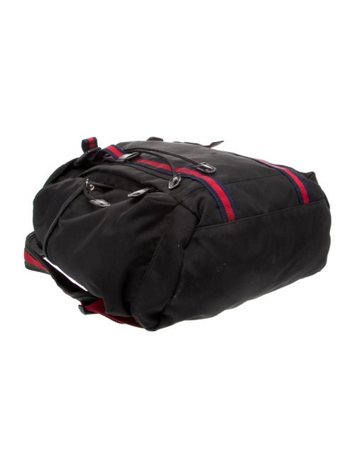 Gucci Web Techno Canvas Backpack