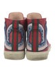 Gucci Web Accent Leather Sneakers