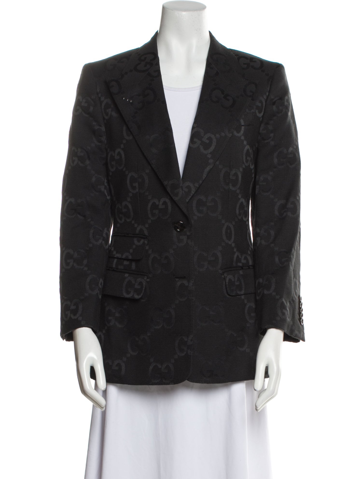 Gucci Floral Print Blazer