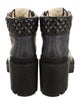 Gucci Apollo Quilted Pattern Combat Boots