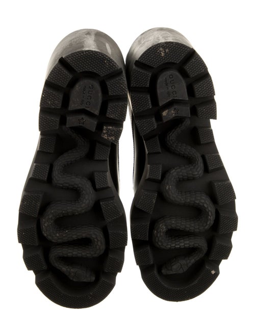 Gucci Apollo Quilted Pattern Combat Boots