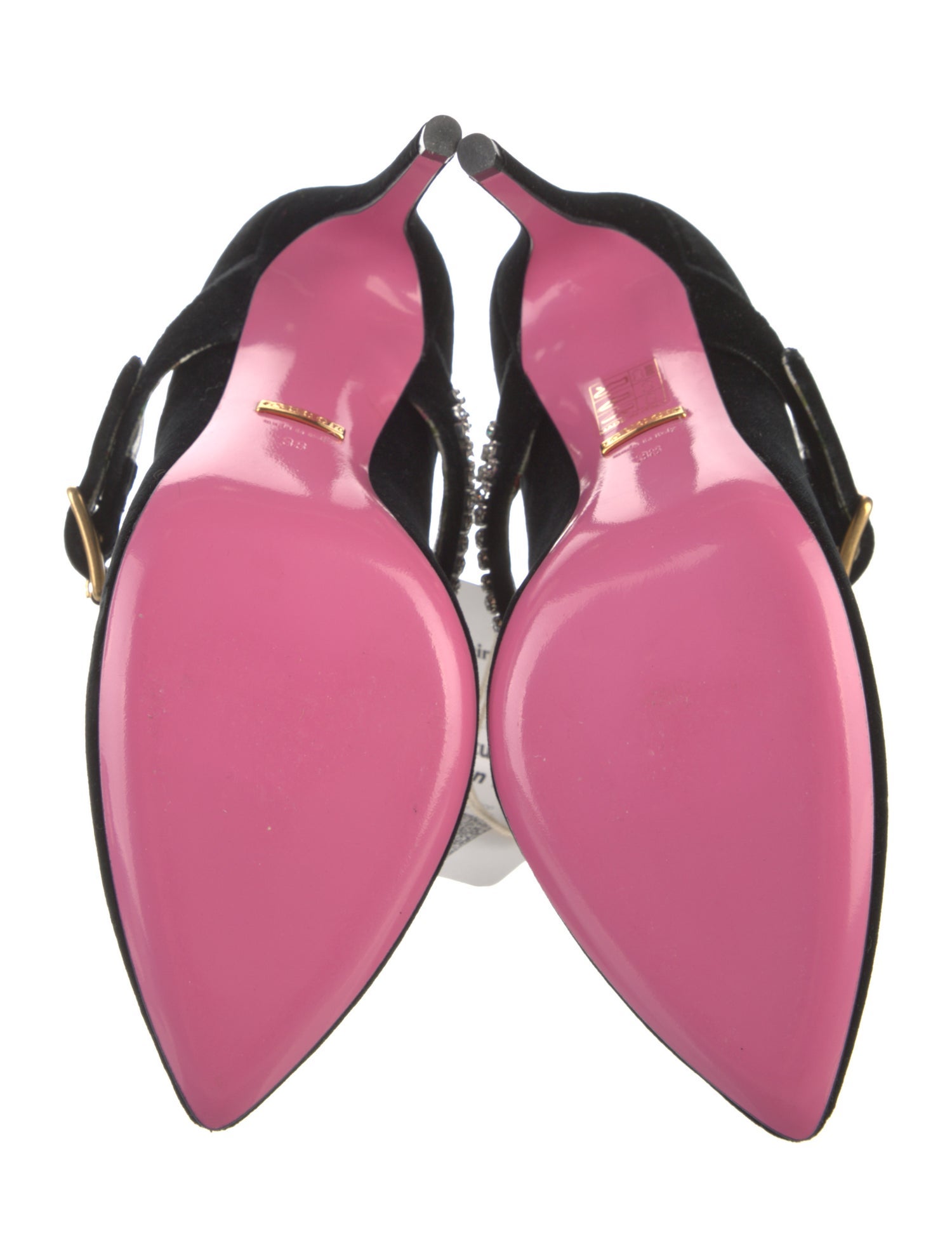 Gucci Web Accent Velvet Pumps