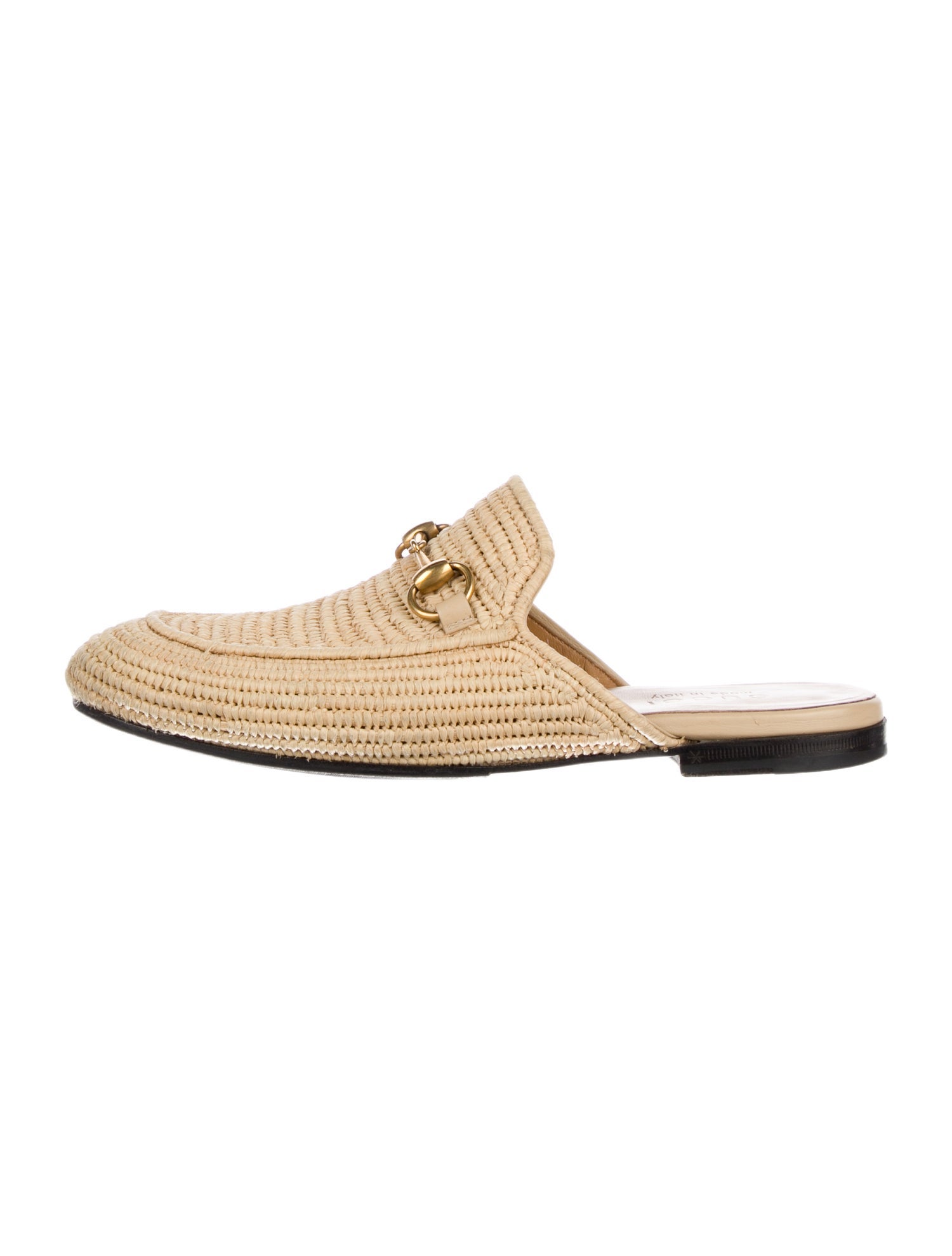 Gucci Raffia Slippers