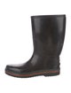Gucci Web Accent Rubber Rain Boots