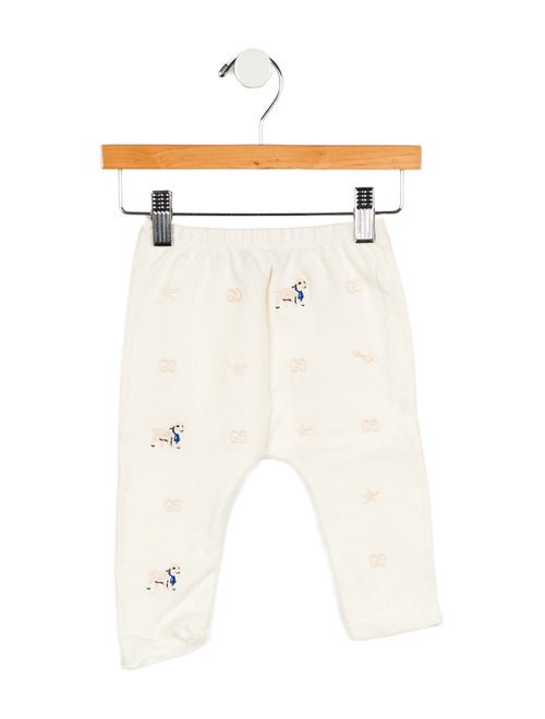 Gucci Infants' Embroidered Pants
