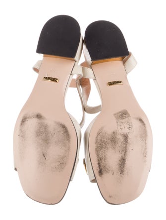 Gucci Horsebit Accent Leather Sandals