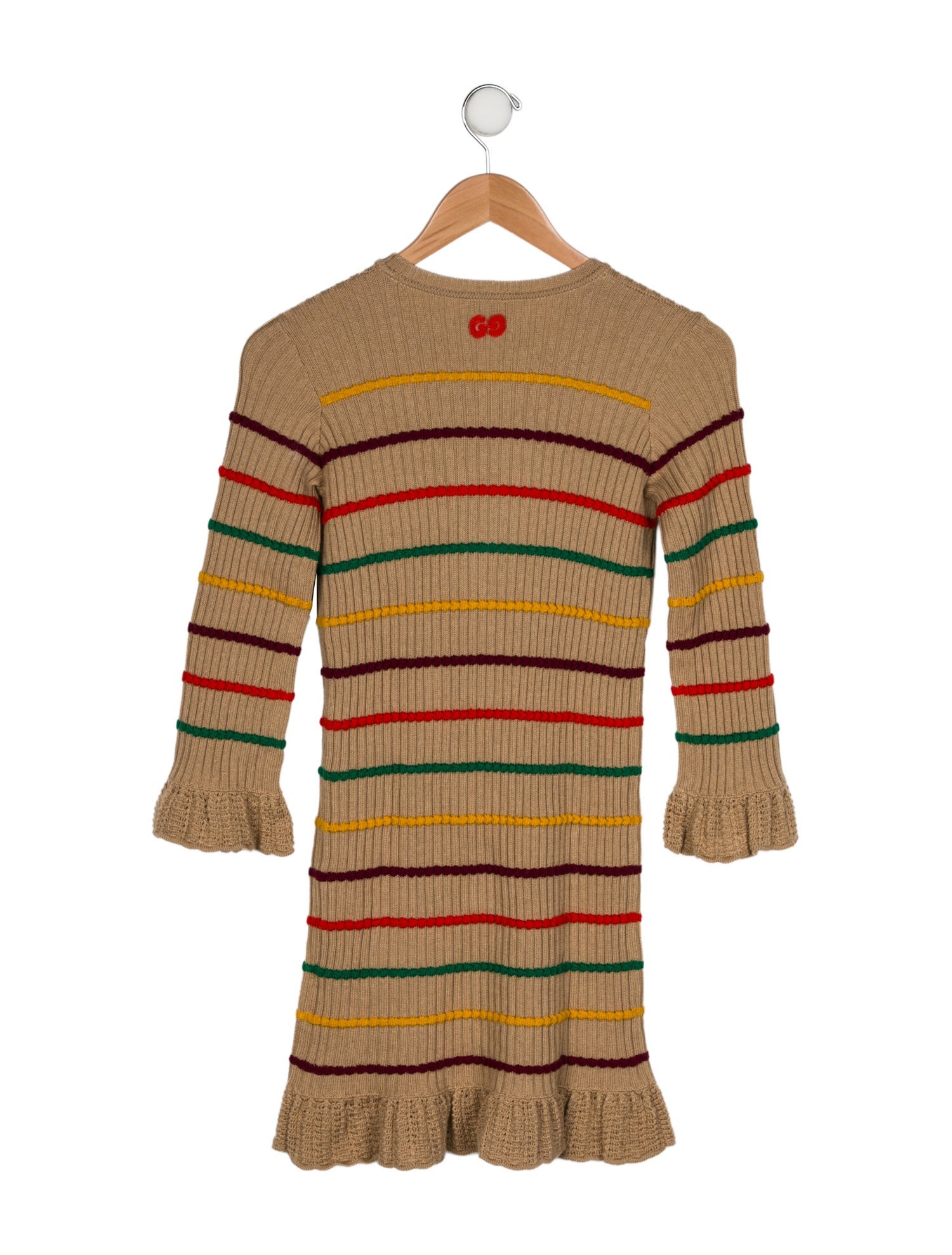 Gucci Wool Long-Sleeve Dress