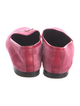 Gucci Horsebit Accent Velvet Loafers