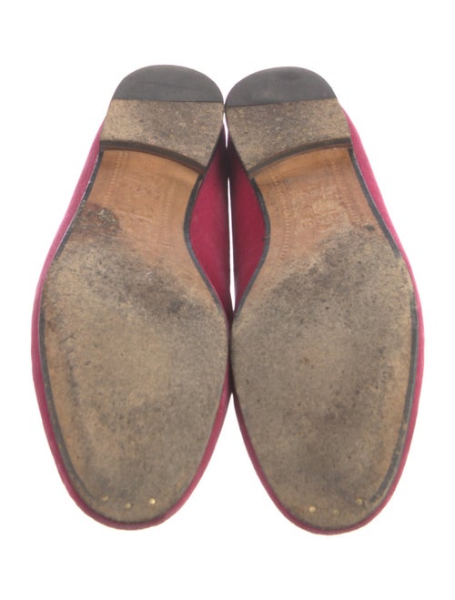 Gucci Horsebit Accent Velvet Loafers