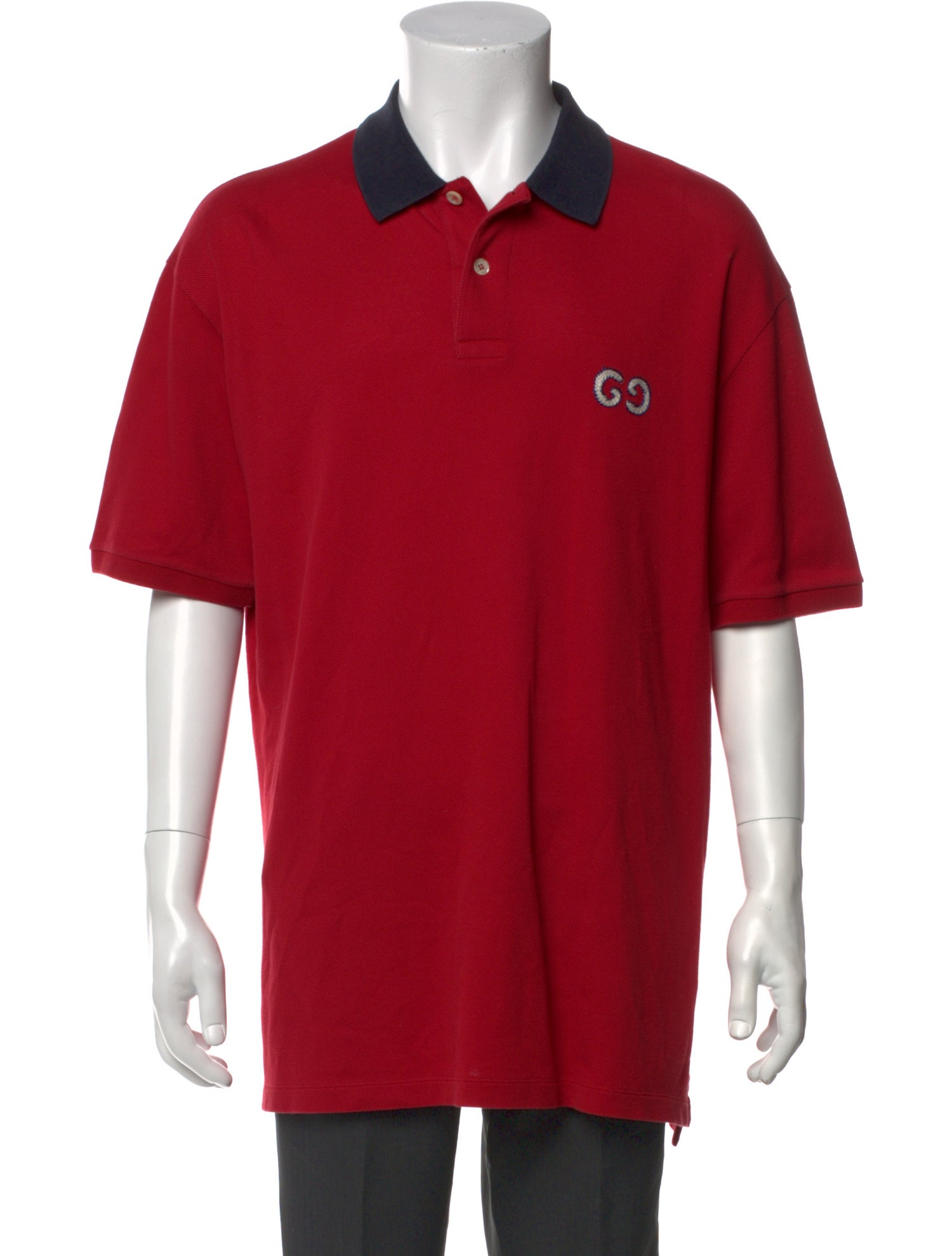 Gucci 2019 Colorblock Pattern Polo Shirt