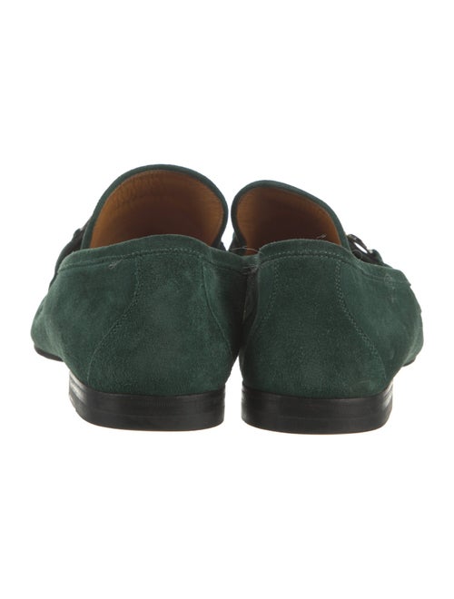 Gucci Horsebit Accent Suede Loafers