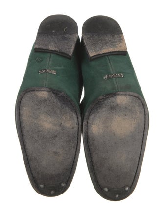 Gucci Horsebit Accent Suede Loafers