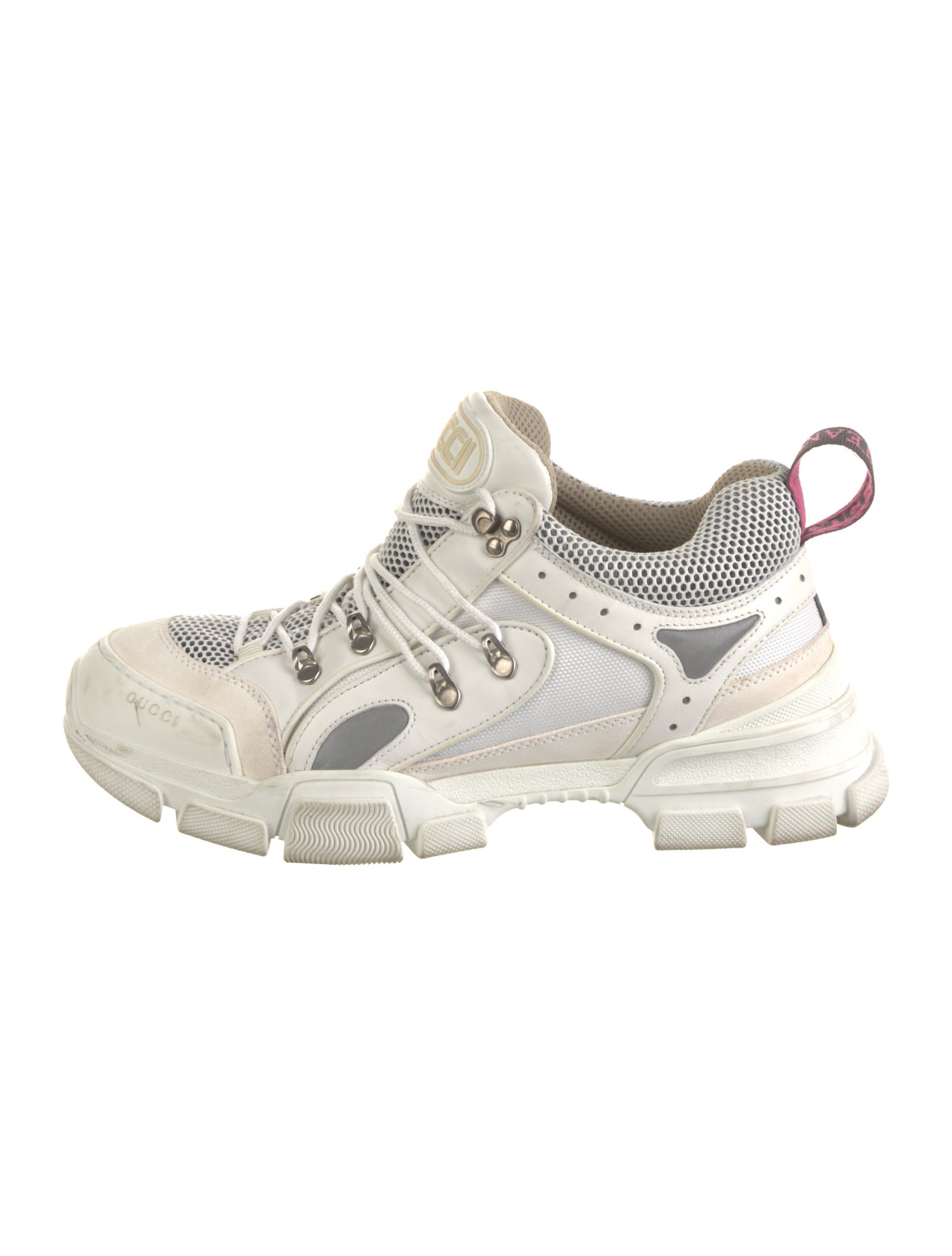 Gucci Leather Printed Sneakers