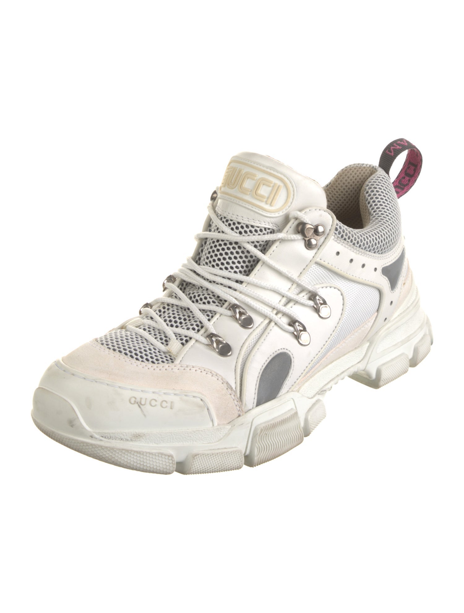 Gucci Leather Printed Sneakers