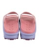 Gucci Interlocking G Logo Rubber Slides