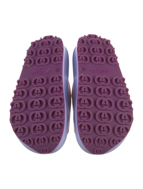 Gucci Interlocking G Logo Rubber Slides