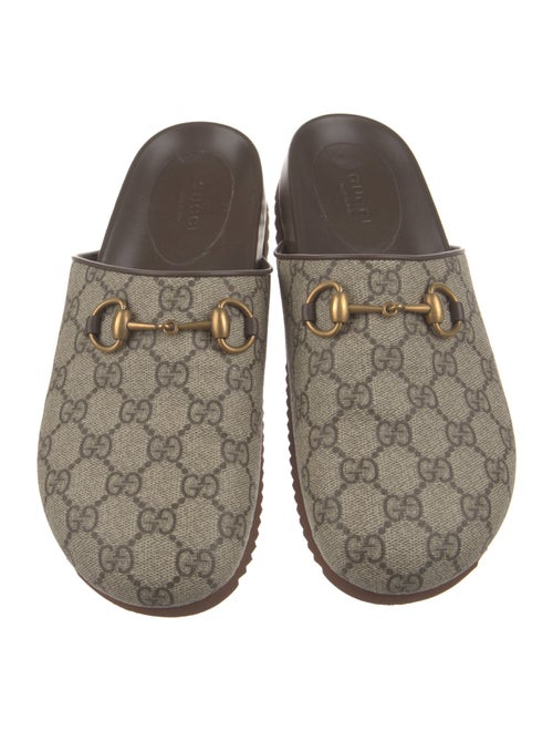 Gucci GG Supreme Mules