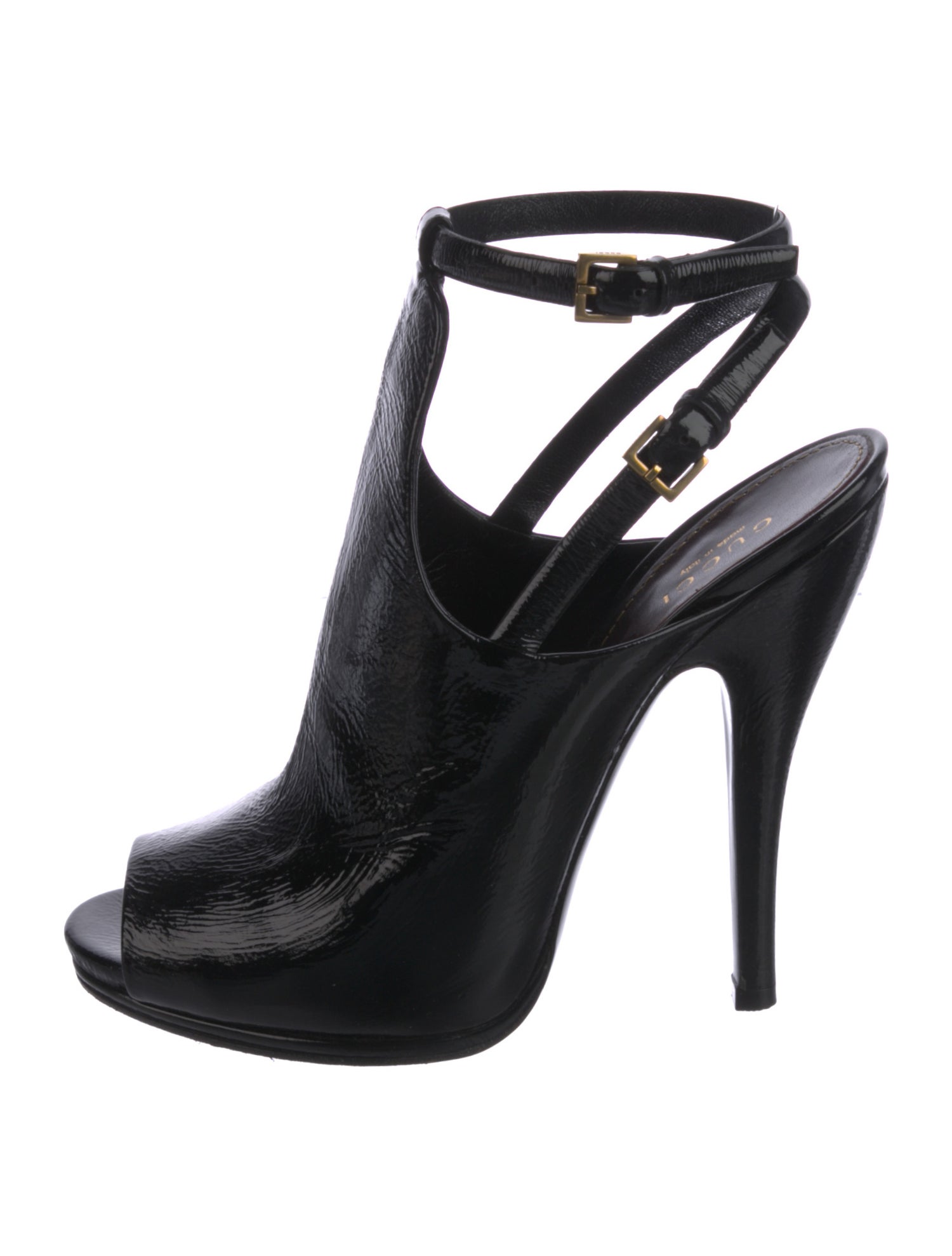 Gucci Patent Leather Sandals