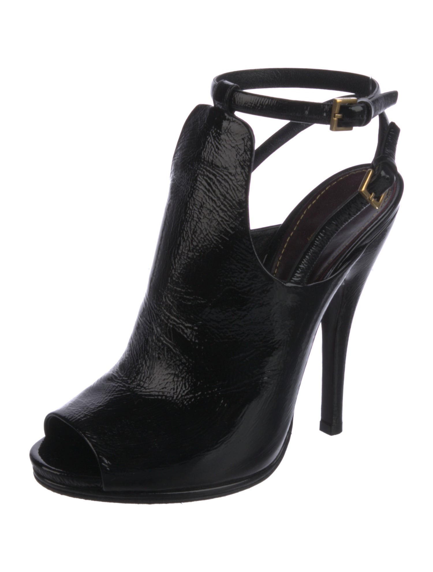 Gucci Patent Leather Sandals