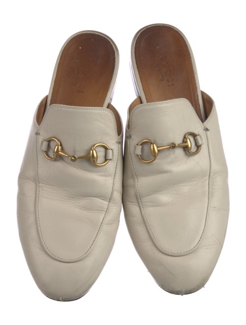 Gucci Horsebit Accent Leather Mules