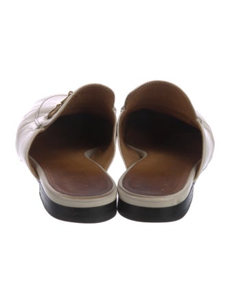 Gucci Horsebit Accent Leather Mules