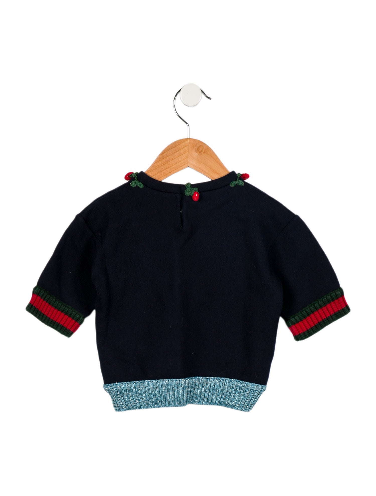 Gucci Infant Girls' Crochet Trimmed Sweatshirt