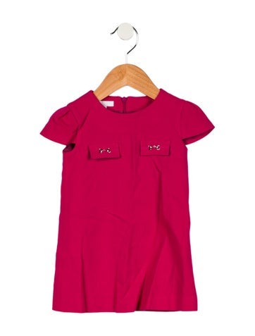 Gucci Sizes 0-24 Months Infant Girls' Horsebit Accent Dress 18M