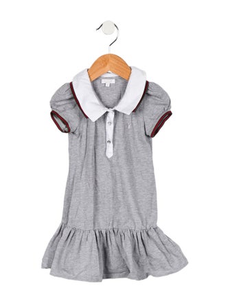 Gucci Girls' Web Accent Short Sleeve Dress