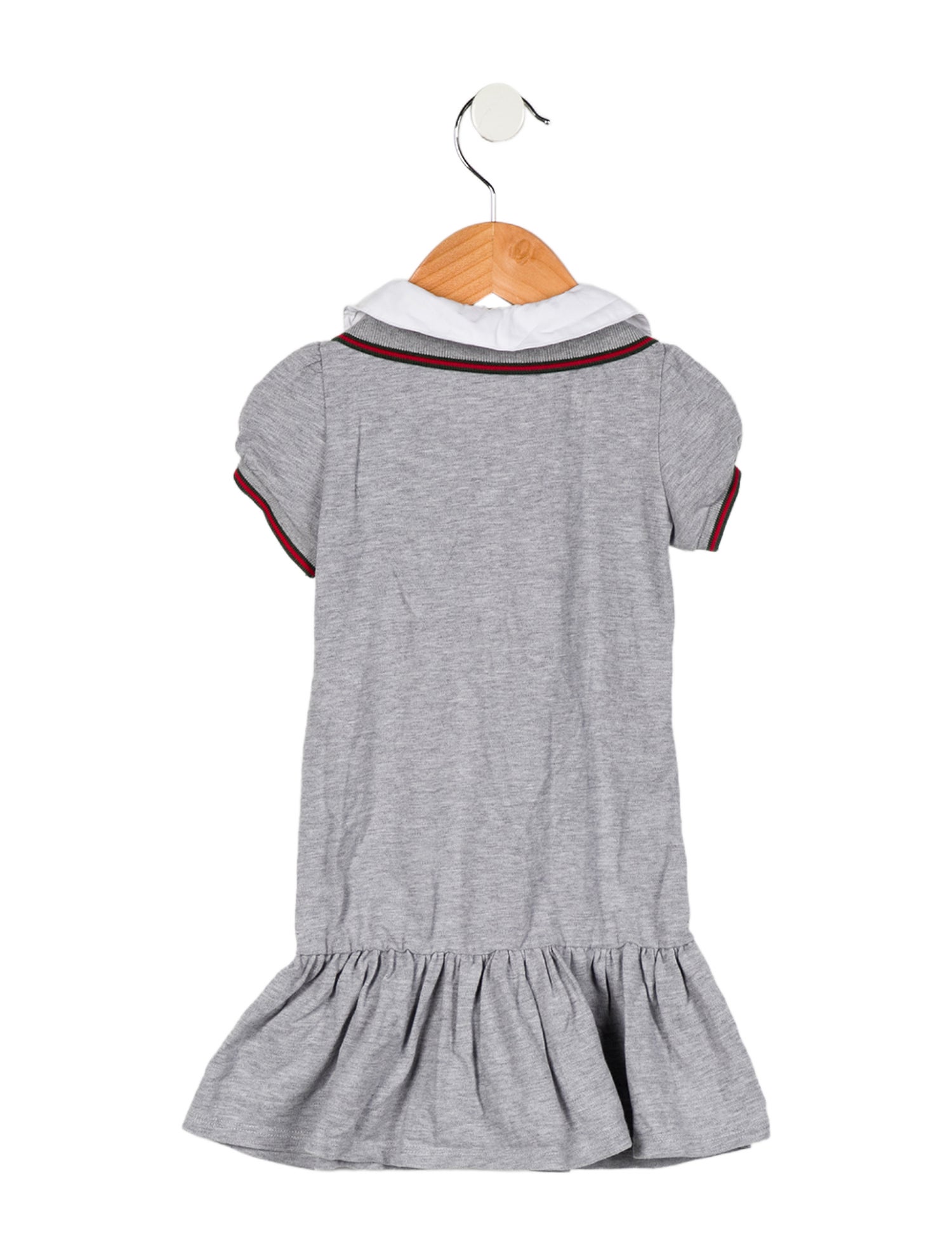 Gucci Girls' Web Accent Short Sleeve Dress