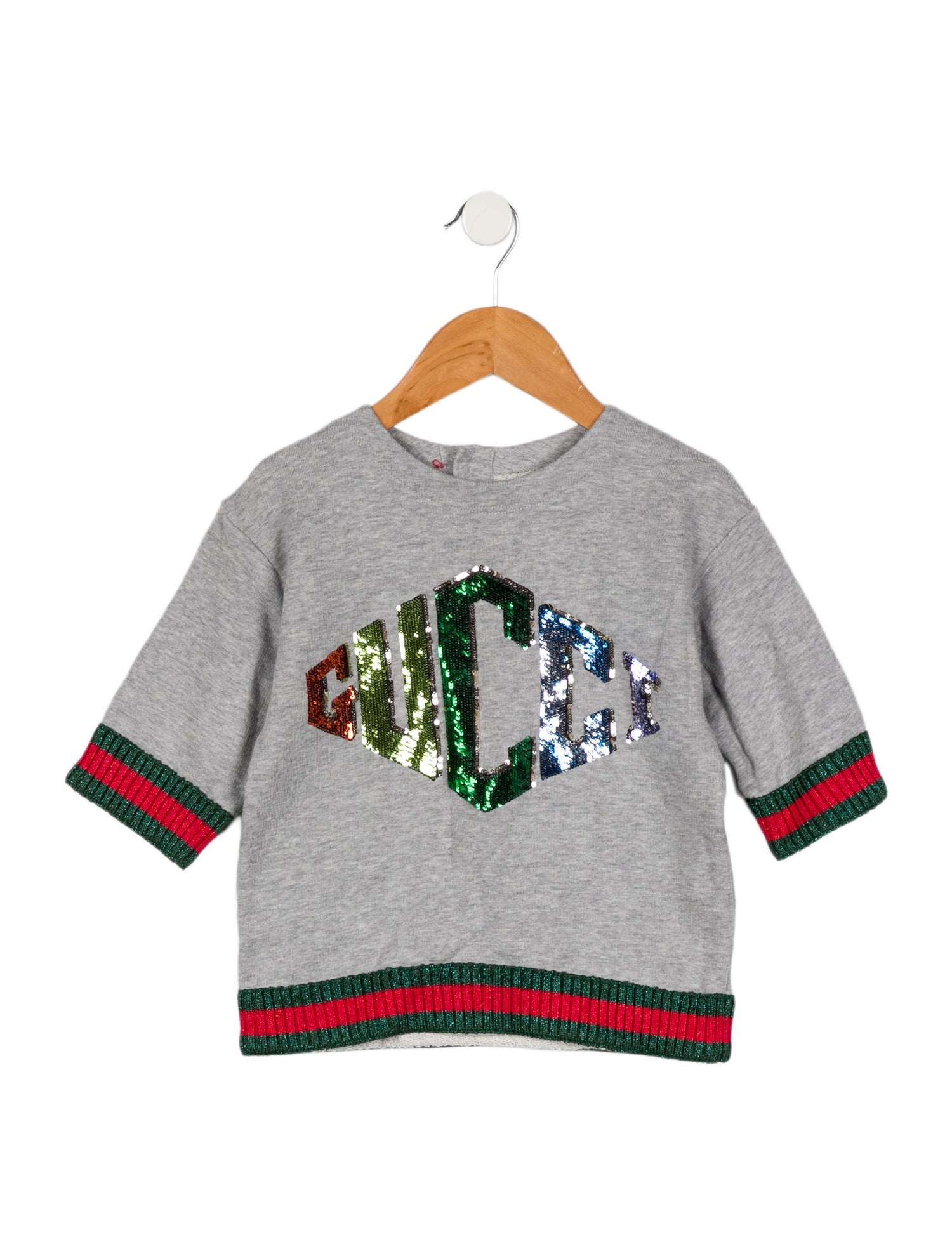 Gucci Toddler Girls' Sequin Logo Sweatshirt
